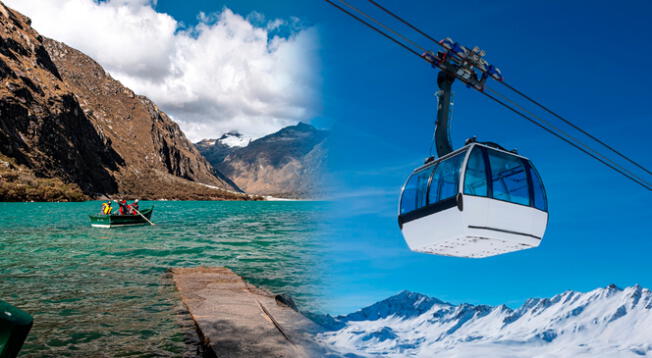 El teleférico conectará la Laguna de Llanganuco con el Nevado Huascarán. El teleférico conectará la Laguna de Llanganuco con el Nevado Huascarán.
