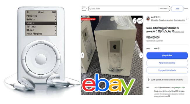 Por si no los sabes, el iPod Classic 1ra generación puede costar en 2025 unos 60 mil dólares o 216 mil soles. Por si no los sabes, el iPod Classic 1ra generación puede costar en 2025 unos 60 mil dólares o 216 mil soles.