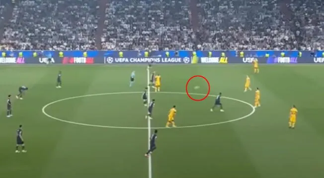 La curiosa jugada inicial de PSG ante Inter causó revuelo. La curiosa jugada inicial de PSG ante Inter causó revuelo.