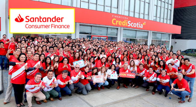 Banco Santander compró CrediScotia y pasó oficialmente a llamarse Santander Consumer Bank, ¿qué pasará con los trabajadores? Banco Santander compró CrediScotia y pasó oficialmente a llamarse Santander Consumer Bank, ¿qué pasará con los trabajadores?