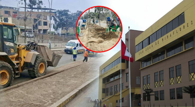 San Juan de Miraflores sembró árboles y limpió la avenida prolongación. San Juan de Miraflores sembró árboles y limpió la avenida prolongación.