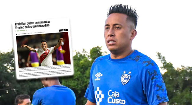 Christian Cueva es noticia en Ecuador tras cercana llegada a Emelec. Christian Cueva es noticia en Ecuador tras cercana llegada a Emelec.