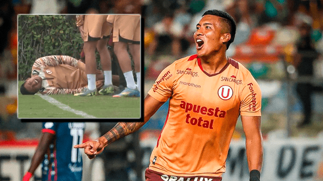 Hugo Ancajima causó preocupación en Universitario tras sufrir una lesión en entrenamiento. Hugo Ancajima causó preocupación en Universitario tras sufrir una lesión en entrenamiento.