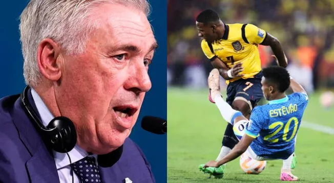Carlo Ancelotti dejó duro calificativo sobre el empate entre Brasil vs Ecuador Carlo Ancelotti dejó duro calificativo sobre el empate entre Brasil vs Ecuador