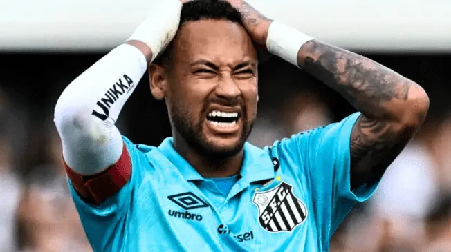 Neymar es baja en Santos por COVID-19 Neymar es baja en Santos por COVID-19