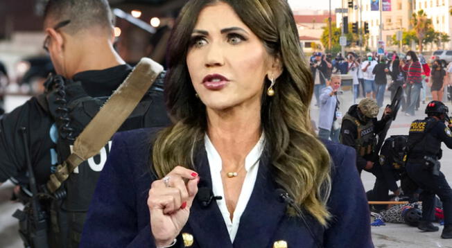 Kristi Noem da a conocer su punto de vista tras lo ocurrido en Los Ángeles. Kristi Noem da a conocer su punto de vista tras lo ocurrido en Los Ángeles.