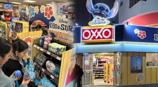 Oxxo abrió una tienda con la temática de Lilo y Stitch en Perú. Oxxo abrió una tienda con la temática de Lilo y Stitch en Perú.