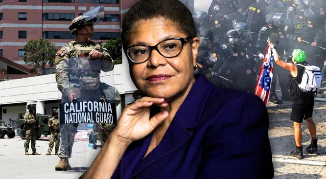 Karen Bass, alcaldesa de Los Ángeles, impone el toque de queda en la ciudad. Karen Bass, alcaldesa de Los Ángeles, impone el toque de queda en la ciudad.