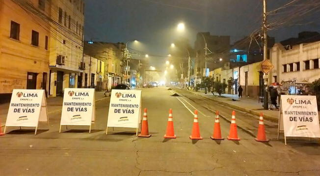 Debido a la renovación de pistas en histórica avenida de Lima, los conductores deberán tomar rutas alternas. Debido a la renovación de pistas en histórica avenida de Lima, los conductores deberán tomar rutas alternas.