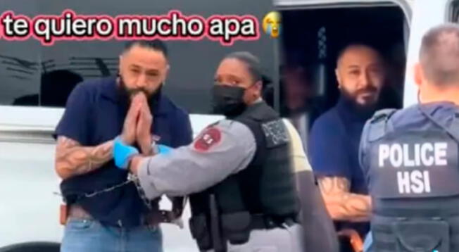 ICE arresta a padre e hija rompe en llanto tras despedirse de él. ICE arresta a padre e hija rompe en llanto tras despedirse de él.