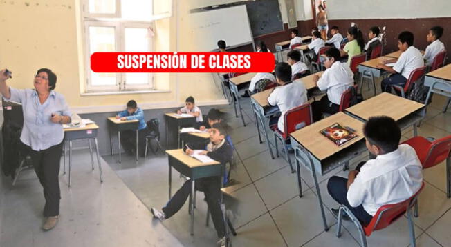 Suspensión de clases: revisa en qué lugar del Perú se dará la interrupción Suspensión de clases: revisa en qué lugar del Perú se dará la interrupción