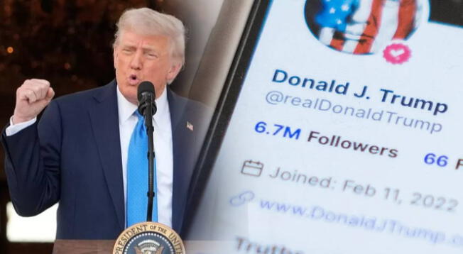 Trump publica mensaje en sus redes sociales para sus partidarios. Trump publica mensaje en sus redes sociales para sus partidarios.