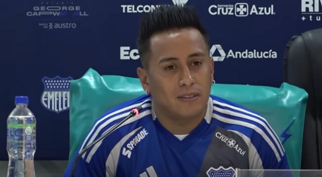 Christian Cueva fue presentado en Emelec de Ecuador. Christian Cueva fue presentado en Emelec de Ecuador.