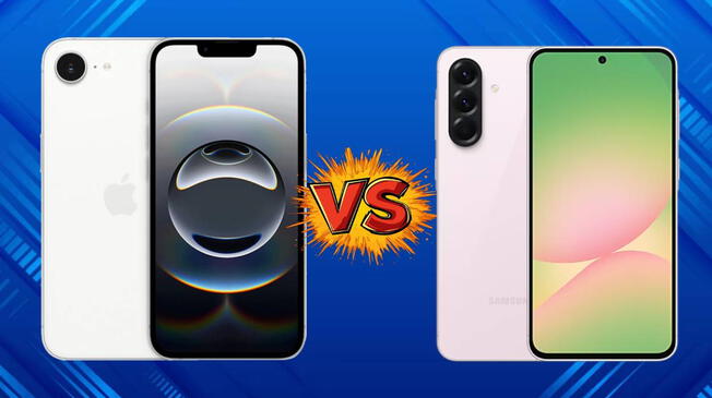 Conoce las características del iPhone 16e y Galaxy A56 de Samsung, dos de los mejores teléfonos del 2025. Conoce las características del iPhone 16e y Galaxy A56 de Samsung, dos de los mejores teléfonos del 2025.