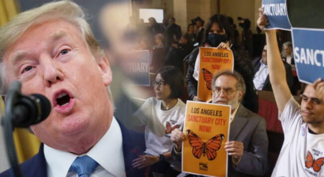 Donald Trump dio su opinión sobre ciudades santuario en la cumbre del G7. Donald Trump dio su opinión sobre ciudades santuario en la cumbre del G7.