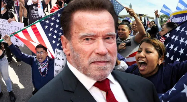Estrella de 'Terminator' y ex político líder de California expone su punto de vista sobre la migración en EE. UU. Estrella de 'Terminator' y ex político líder de California expone su punto de vista sobre la migración en EE. UU.