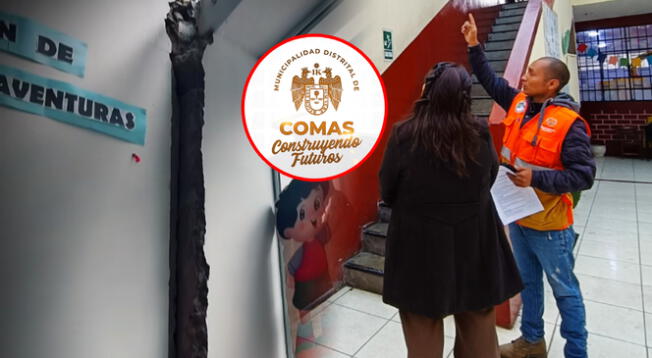 La Municipalidad de Comas declaró inhabitable importante colegio . La Municipalidad de Comas declaró inhabitable importante colegio .