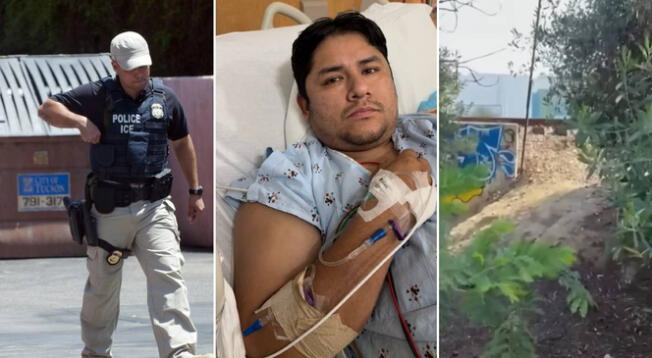 Inmigrante que perdió un brazo al huir de ICE pide ayuda para su familia. Inmigrante que perdió un brazo al huir de ICE pide ayuda para su familia.