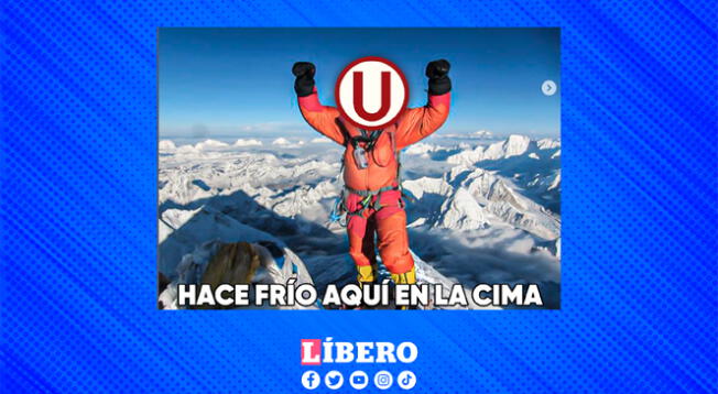 La 'U' está en la punta y siente frío en las alturas. La 'U' está en la punta y siente frío en las alturas.