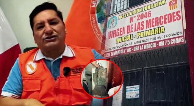 La Municipalidad de Comas anunció que 25 colegios son declarados inhabitables. La Municipalidad de Comas anunció que 25 colegios son declarados inhabitables.