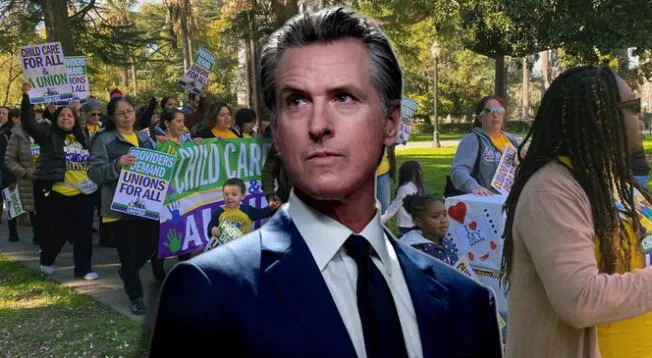 Cuidadores infantiles en California reclaman mejores salarios. Cuidadores infantiles en California reclaman mejores salarios.