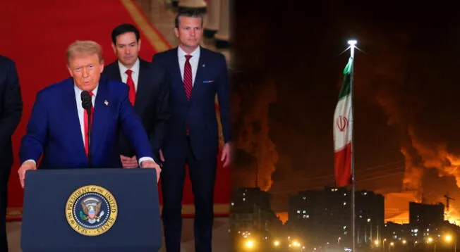 Donald Trump anunció el sábado 21 de junio el bombardeo de diferentes zonas de Irán. Donald Trump anunció el sábado 21 de junio el bombardeo de diferentes zonas de Irán.