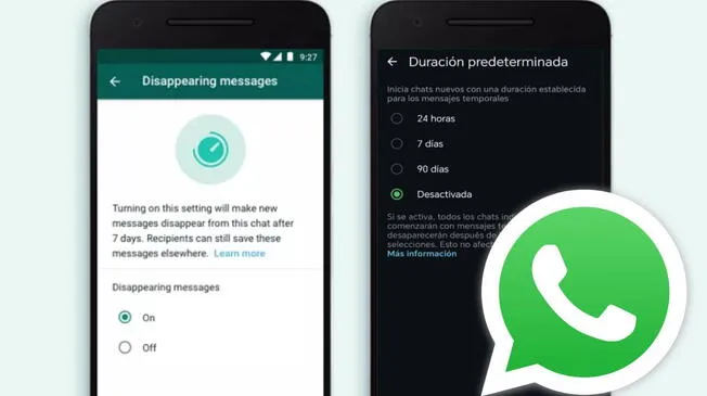 El Modo efímero de WhatsApp permite que los mensajes de tus chats se borren automática después de un periodo de tiempo. El Modo efímero de WhatsApp permite que los mensajes de tus chats se borren automática después de un periodo de tiempo.