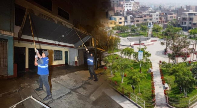 Municipalidad de San Juan de Lurigancho recuperó espacio en el distrito Municipalidad de San Juan de Lurigancho recuperó espacio en el distrito