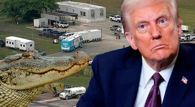Atención, inmigrantes: Trump da visto bueno al 'Alligator Alcatraz', atroz prisión rodeada de cocodrilos. Atención, inmigrantes: Trump da visto bueno al 'Alligator Alcatraz', atroz prisión rodeada de cocodrilos.
