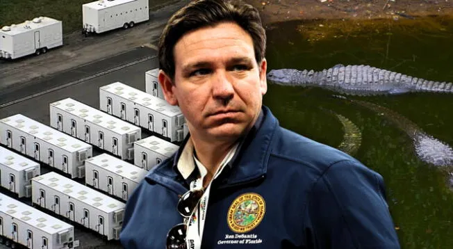Ron DeSantis revela detalles de la prisión 'Alligator Alcatraz'. Ron DeSantis revela detalles de la prisión 'Alligator Alcatraz'.