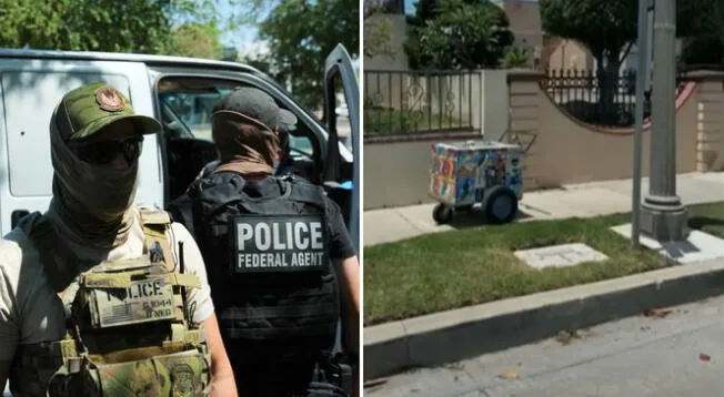 Inmigrante arrestado fue llevado a un centro de detención en Los Ángeles. Inmigrante arrestado fue llevado a un centro de detención en Los Ángeles.