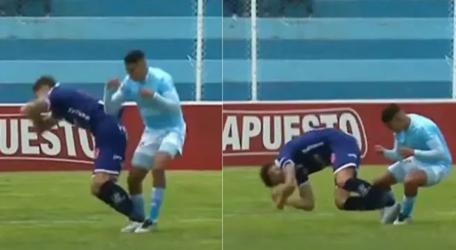 Futbolista de Deportivo Garcilaso sufrió dura caída en la cancha y fue llevado a la clínica Futbolista de Deportivo Garcilaso sufrió dura caída en la cancha y fue llevado a la clínica