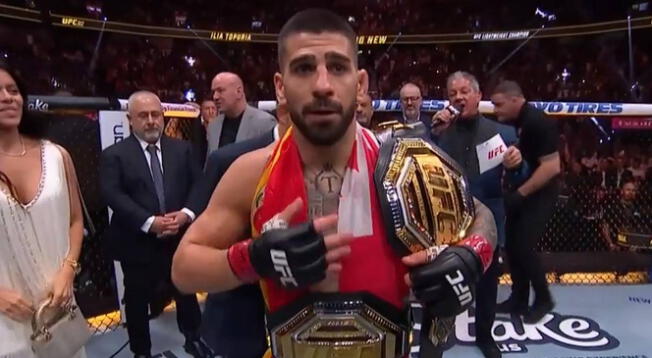 Ilia Topuria es el nuevo campeón de la UFC