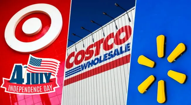 Horario especial de Walmart, Costco, Target y otros supermercados el 4 de julio. Horario especial de Walmart, Costco, Target y otros supermercados el 4 de julio.