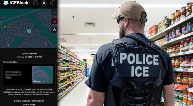 ICE está en contra de la creación y difusión del aplicativo ICEBlock, que permite a los inmigrantes saber sobre las redadas cerca a sus ubicaciones.