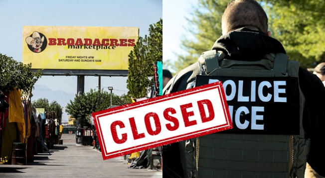 Broadacres Marketplace cierra por miedo a represiones migratorias. Broadacres Marketplace cierra por miedo a represiones migratorias.