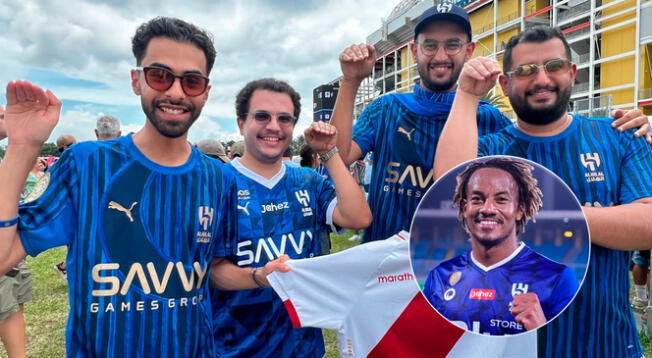 Hinchas de Al Hilal aseguran que André Carrillo es más que Lionel Messi y Cristiano Ronaldo Hinchas de Al Hilal aseguran que André Carrillo es más que Lionel Messi y Cristiano Ronaldo