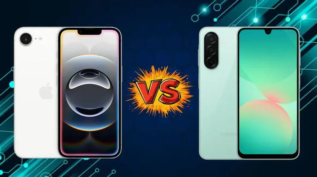 Conoce las diferencias y similitudes entre el iPhone 16e y el Galaxy A56 de Samsung.