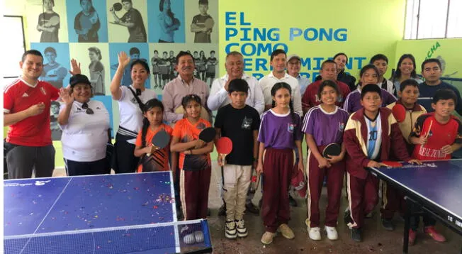 Desde el año 2016, Impactando Vidas viene masificando el tenis de mesa en colegios públicos del Perú . Desde el año 2016, Impactando Vidas viene masificando el tenis de mesa en colegios públicos del Perú .