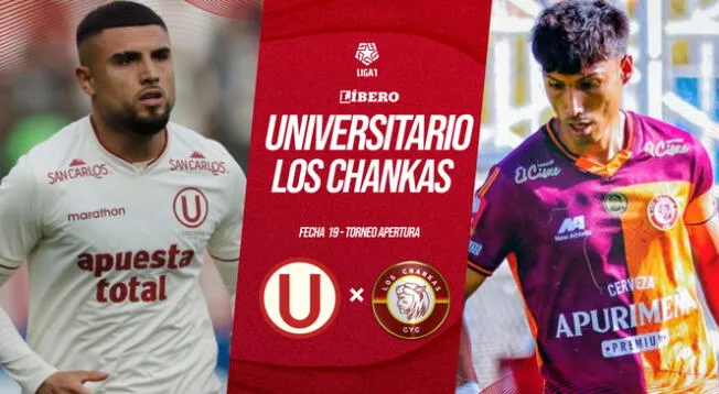 Universitario recibirá a Los Chankas en el Estadio Monumental. Universitario recibirá a Los Chankas en el Estadio Monumental.