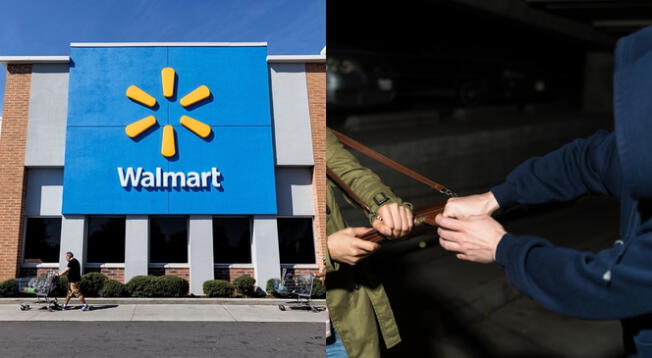 Violento robo en Walmart. Violento robo en Walmart.