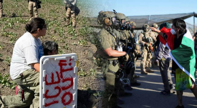 Arrestos de ICE ocasionó fuertes protestas en este lugar de California.