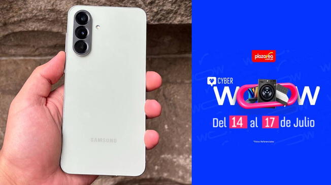 Este potente Samsung desploma su precio por el Cyber Wow: ahorra 500 soles en Plaza Vea Este potente Samsung desploma su precio por el Cyber Wow: ahorra 500 soles en Plaza Vea