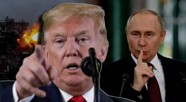Trump lanza ultimátum a Putin. Trump lanza ultimátum a Putin.