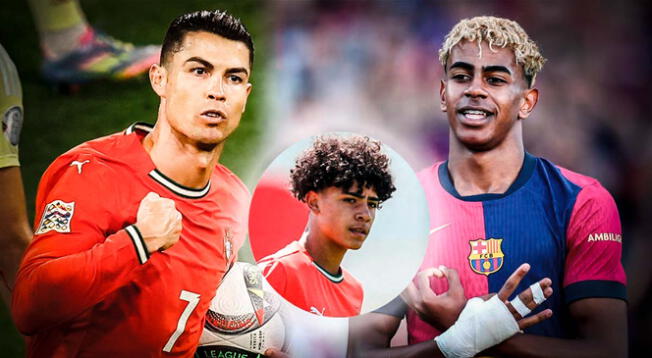Cristiano Ronaldo Jr comparó a su padre con Yamal. Cristiano Ronaldo Jr comparó a su padre con Yamal.