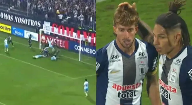 Gaspar Gentile anotó el primer gol del partido Alianza Lima vs Gremio. Gaspar Gentile anotó el primer gol del partido Alianza Lima vs Gremio.
