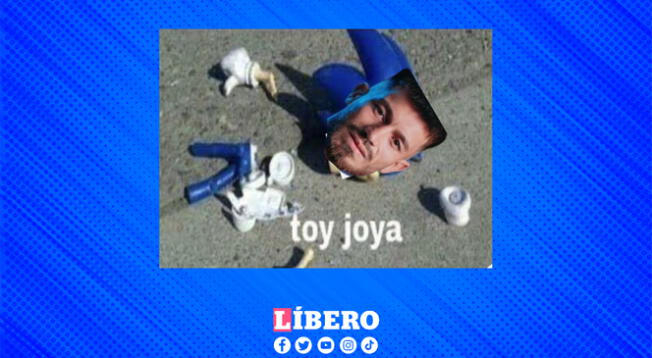 Canetero terminó así tras el partido con Gremio. Canetero terminó así tras el partido con Gremio.