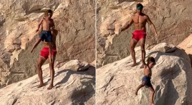 Garett Gee, padre e influencer, arroja a su hijo desde un acantilado. Garett Gee, padre e influencer, arroja a su hijo desde un acantilado.