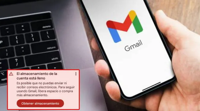 Conoce el truco para liberar espacio en el correo electrónico Gmail.
