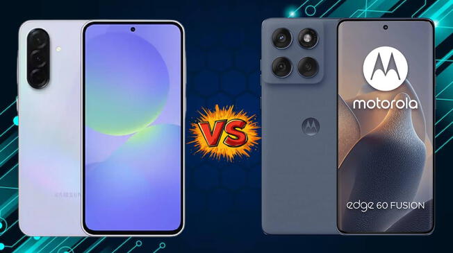 Conoce las características, diferencias y similitudes entre el Samsung Galaxy A56 y Motorola Edge 60 Fusion.